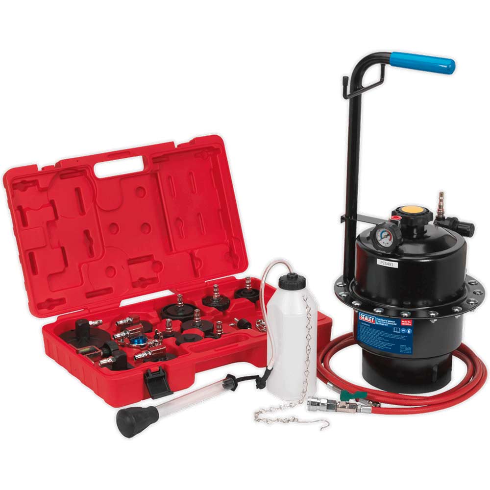 Sealey Vs0204 Pneumatic Pressure Bleeder Kit Large