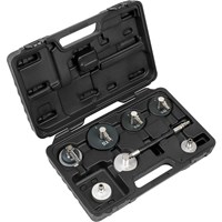 Sealey 7 Piece Brake and Clutch Pressure Bleeder Cap Set