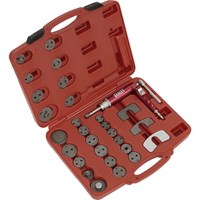 Sealey 29 Piece Air Operated Brake Piston Wind Back Tool Kit