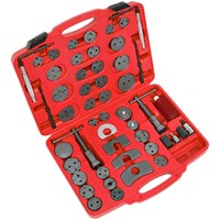 Sealey 52 Piece Brake Piston Wind Back Tool Kit