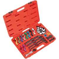 Sealey 27 Piece Fuel and Air Conditioning Disconnection Set Sealey 27 Piece Fuel and Air Conditioning Disconnection Set