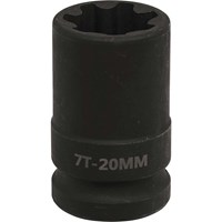 Sealey 1/2" Drive 7 Point Square Ribe Brake Caliper Socket