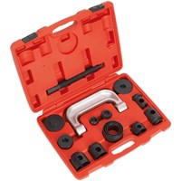 Sealey 14 Piece Lower Ball Joint Tool Kit for Mercedes and Renault Vehicles Sealey 14 Piece Lower Ball Joint Tool Kit for Mercedes and Renault Vehicles