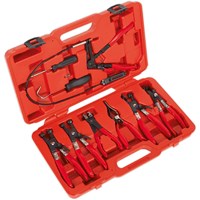 Sealey 9 Piece Hose Clamp Removal Tool Kit 