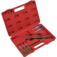 Sealey VS1900 14 Piece Injector Bore Cleaning Brush Set Sealey VS1900 14 Piece Injector Bore Cleaning Brush Set