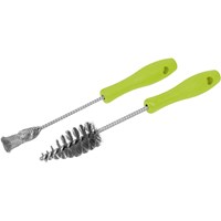 Sealey 2 Piece Injector Bore Cleaning Brush Set Sealey 2 Piece Injector Bore Cleaning Brush Set