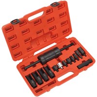 Sealey 14 Piece Diesel Injector Puller Set Sealey 14 Piece Diesel Injector Puller Set