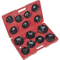 Sealey VS7003 15 Piece Oil Filter Cap Wrench Set Sealey VS7003 15 Piece Oil Filter Cap Wrench Set