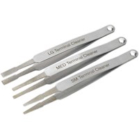 Sealey 3 Piece Diamond Grip Terminal Cleaner Set Sealey 3 Piece Diamond Grip Terminal Cleaner Set