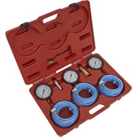 Sealey 3 Piece HGV / LGV Air Brake Test Pressure Gauge Set