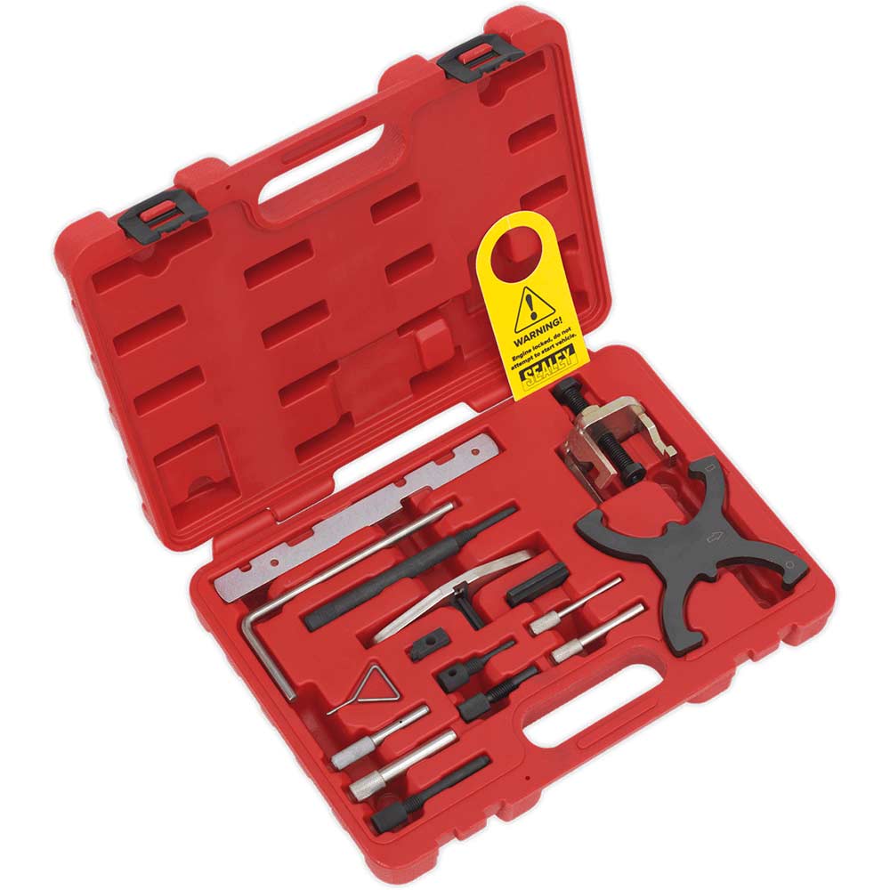 Sealey Blue Vse5042a Diesel And Petrol Engine Timing Tool Combination Kit For Ford, Psa Size 18