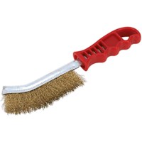 Sealey Wire Brush Brassed Plated Steel Sealey Wire Brush Brassed Plated Steel