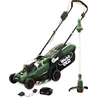 Webb 20v Cordless Lawnmower and Grass Trimmer Garden Power Tool Kit Webb 20v Cordless Lawnmower and Grass Trimmer Garden Power Tool Kit
