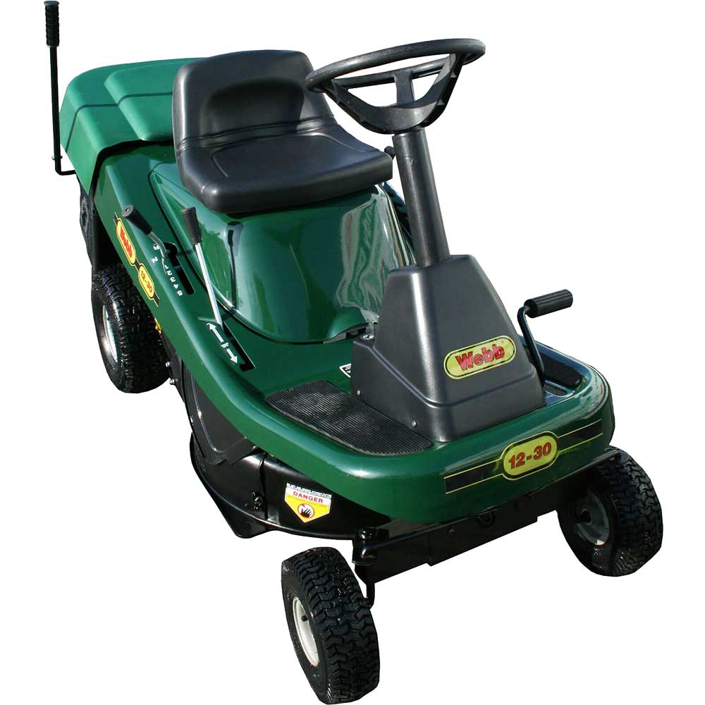 Webb We12530hydro Petrol Ride On Lawnmower 77Cm