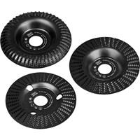 Sealey 3 Piece Wood Carving Disc Set for Angle Grinders 115mm