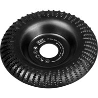 Sealey Arced Wood Carving Disc for Angle Grinders 115mm