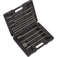 Sealey 13 Piece SDS Plus Drill Bit and Chisel Set 