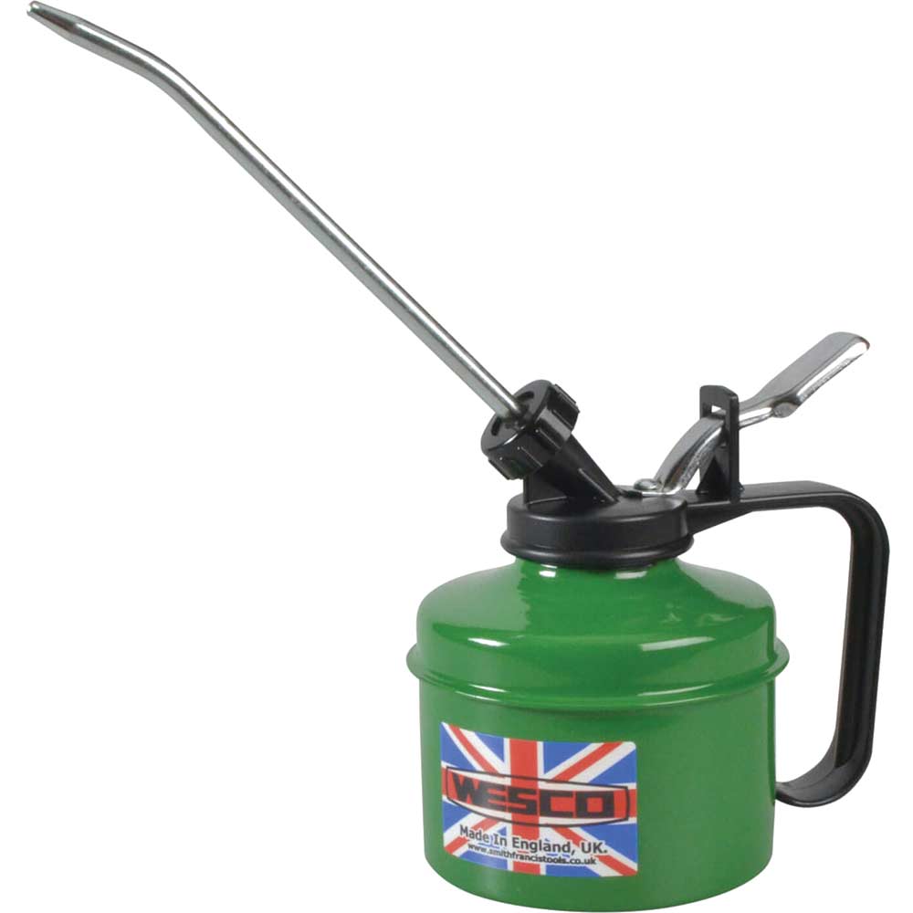 Wesco Metal Oil Can and Metal Spout