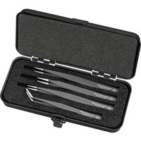 Wiha 4 Piece ESD SMD Tweezer Set Wiha 4 Piece ESD SMD Tweezer Set