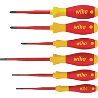 Wiha Softfinish 6 Piece VDE Insulated Screwdriver Set