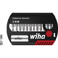 Wiha Flipselector 13 Piece Slotted, Phillips and Pozi Screwdriver Bit Set Wiha Flipselector 13 Piece Slotted, Phillips and Pozi Screwdriver Bit Set