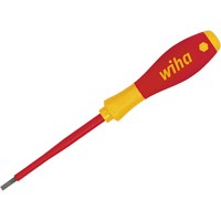 Wiha Softfinish VDE Insulated Slimfix Screwdriver Slotted
