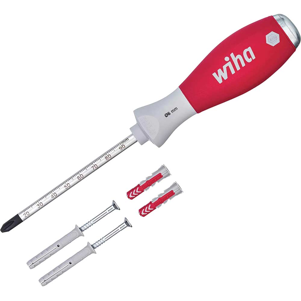 Racket Plug Store Wiha Dowel Racket Wall Plug Installation Screwdriver Set | Assorted ...