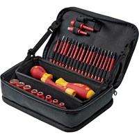 Wiha Slimvario 32 Piece VDE Insulated Screwdriver and Nut Driver Set Wiha Slimvario 32 Piece VDE Insulated Screwdriver and Nut Driver Set