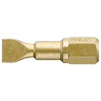 Wiha Gold Slotted Screwdriver Bits Wiha Gold Slotted Screwdriver Bits