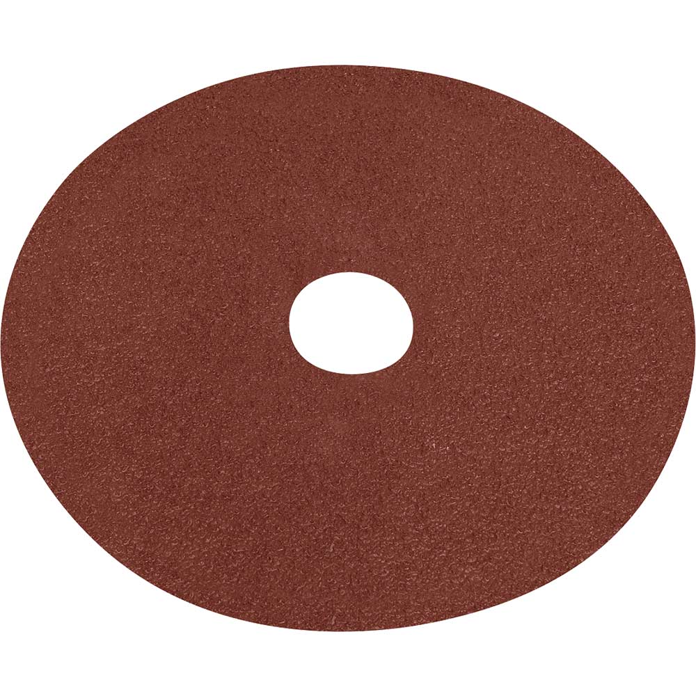 Sealey Aluminium Oxide Fibre Backed Sanding Disc 125Mm Pack Of 25 40G