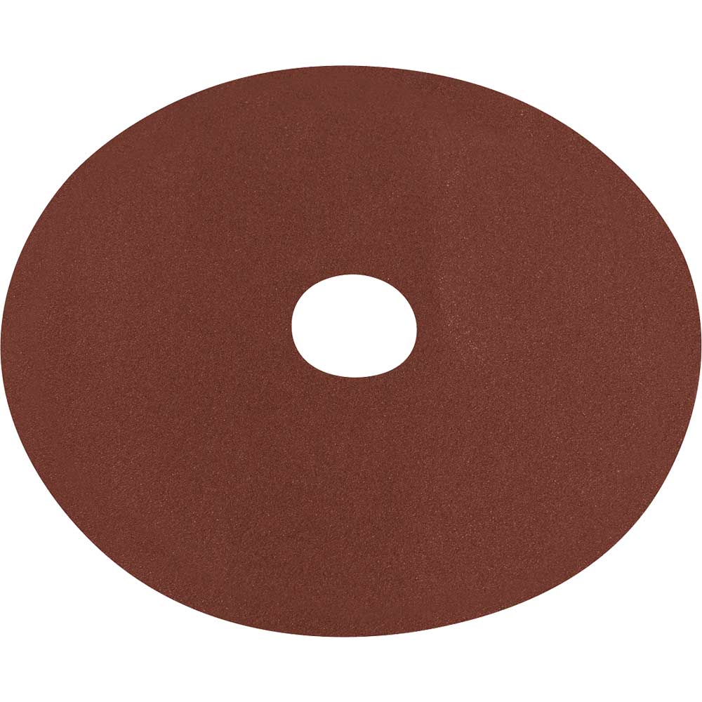 Sealey Aluminium Oxide Fibre Backed Sanding Disc 125Mm Pack Of 25 80G