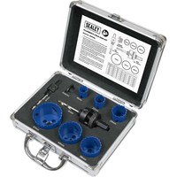 Sealey 9 Piece Plumbers Hole Saw Kit Sealey 9 Piece Plumbers Hole Saw Kit
