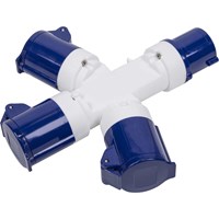 Sealey 3 Way Cable Socket Adaptor / Splitter 240v
