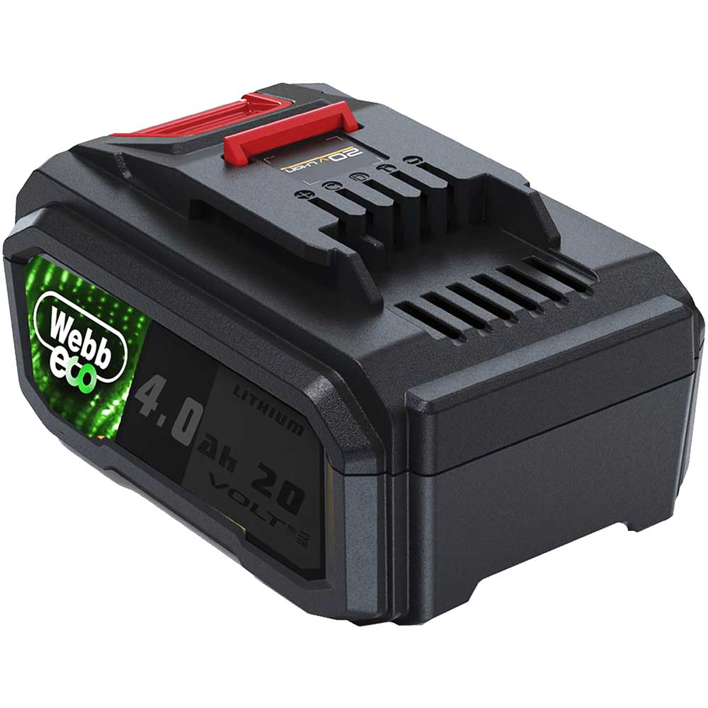 Webb Genuine 20V Cordless Li-Ion Battery 4Ah Size 4