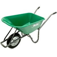 Webb WEWB90 Poly Wheelbarrow with Puncture Proof Wheel Webb WEWB90 Poly Wheelbarrow with Puncture Proof Wheel