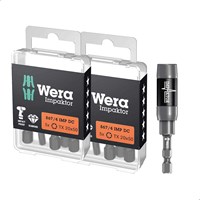 Wera 867/4 11 Piece Impaktor Torx Screwdriver Bit Set Wera 867/4 11 Piece Impaktor Torx Screwdriver Bit Set