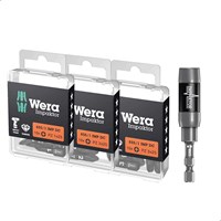 Wera 855/1 31 Piece Impaktor Pozi Screwdriver Bit Set Wera 855/1 31 Piece Impaktor Pozi Screwdriver Bit Set