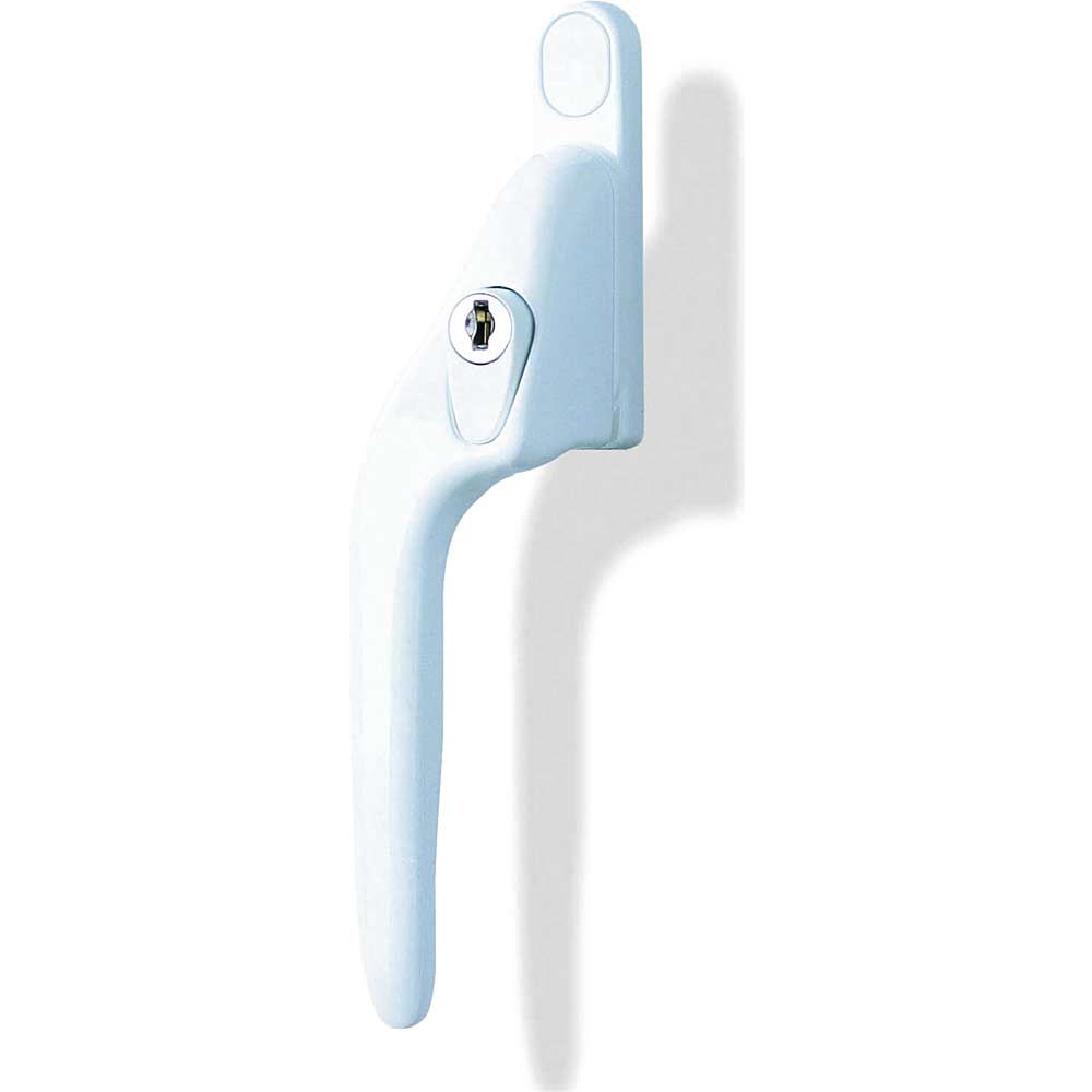 Yale White Left Offset Locking Pvcu Window Handle Size 2