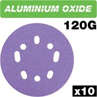 Trend Aluminium Oxide Random Orbital Sanding Disc 125mm