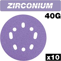 Trend Zirconium Random Orbital Sanding Disc 125mm