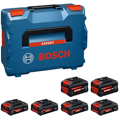 Bosch Expert PRO BLUE 18v Cordless EXBA 4 4ah and 2 8ah Battery Set