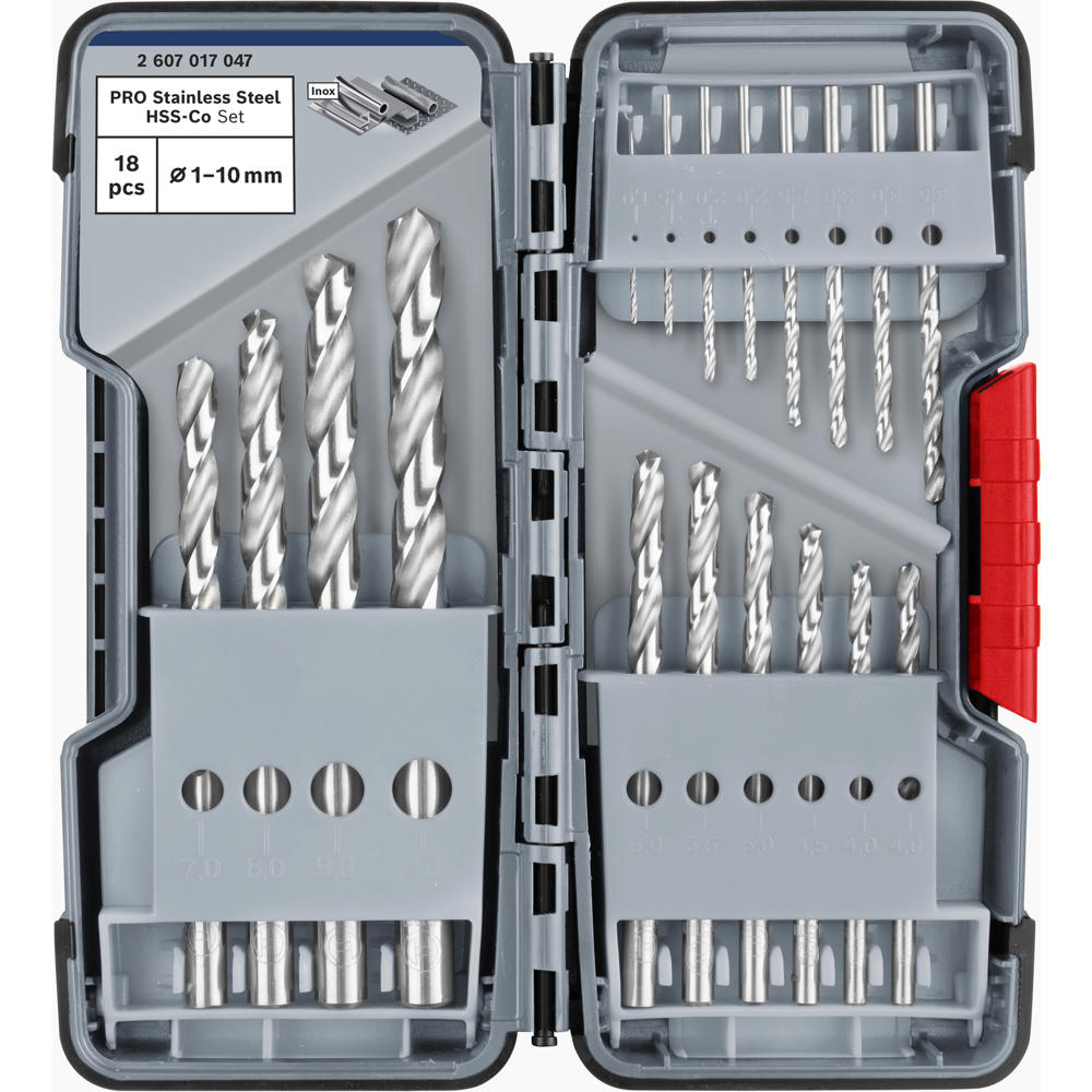 Bosch PRO 18 Piece HSS-G Drill Bit Set