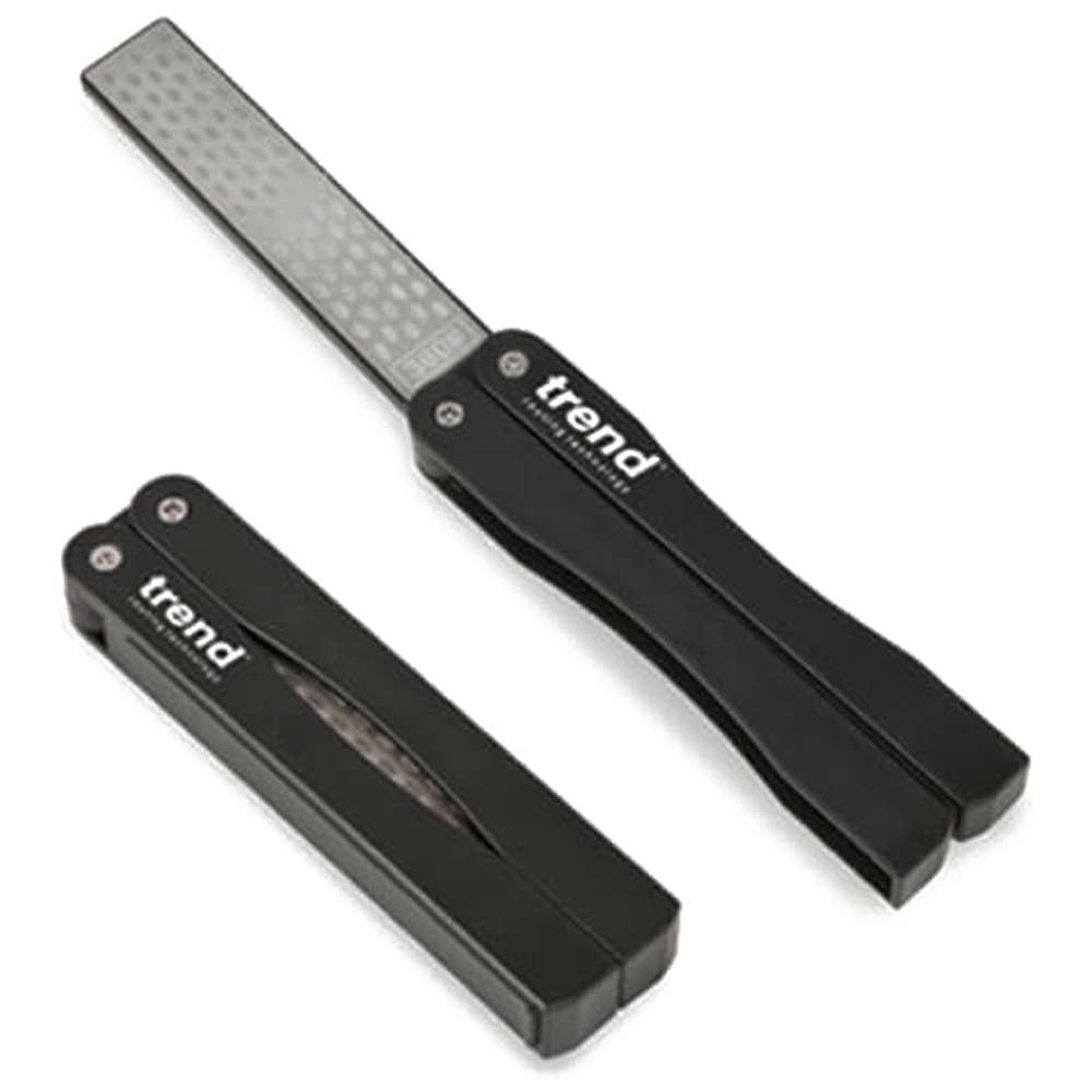 Trend Craftpro Double Sided Folding Stone Fine/Coarse Small
