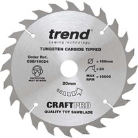 Trend CRAFTPRO Non Stick Wood Cutting Saw Blade