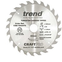 Trend CRAFTPRO Wood Cutting Saw Blade for DeWalt DCS575