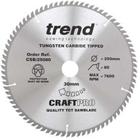 Trend CRAFTPRO Wood Cutting Saw Blade Trend CRAFTPRO Wood Cutting Saw Blade