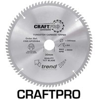 Trend CRAFTPRO Aluminium and Plastic Cutting Saw Blade Trend CRAFTPRO Aluminium and Plastic Cutting Saw Blade