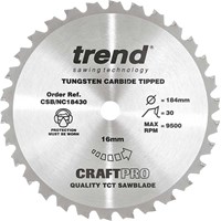 Trend CRAFTPRO Nail Cutting Saw Blade