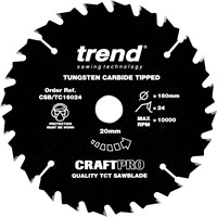Trend CRAFTPRO Non Stick Wood Cutting Saw Blade