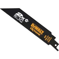 DeWalt Extreme 2X Life Metal Cutting Reciprocating Sabre Saw Blades DeWalt Extreme 2X Life Metal Cutting Reciprocating Sabre Saw Blades